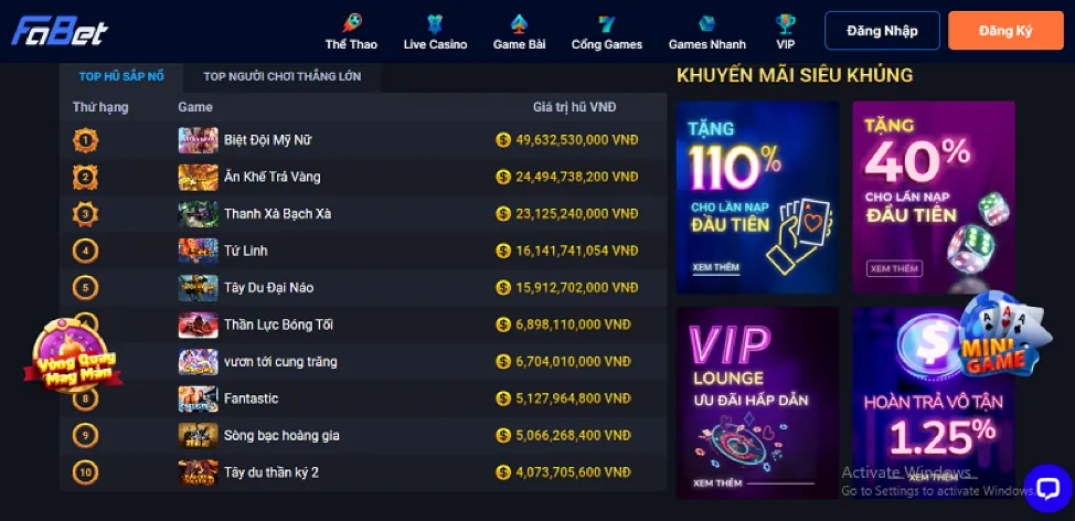 Các chương trình khuyến mãi 118bet hấp dẫn